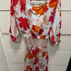 Maeve Red and Orange Sundress